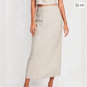 Old Navy Beige Maxi Skirt